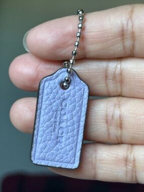 Coach Mini Hangtag Keychain Charm